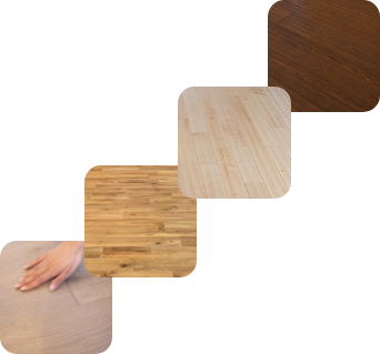 無垢のフローリングが